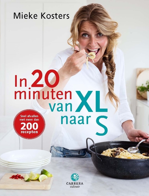 Cover of In 20 minuten van XL naar S