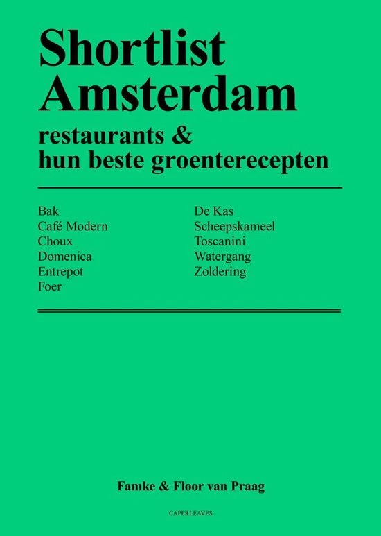Cover of Shortlist Amsterdam