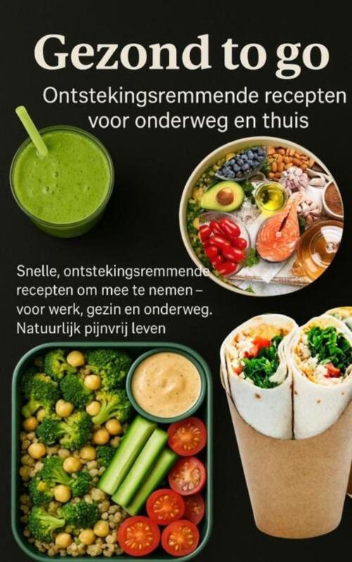 Cover of Gezond to go: Ontstekingsremmende recepten voor onderweg en thuis