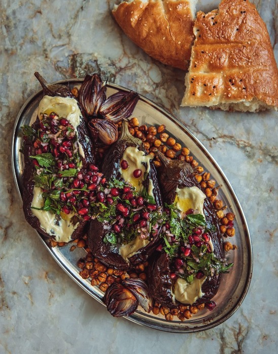 Aubergineplaat