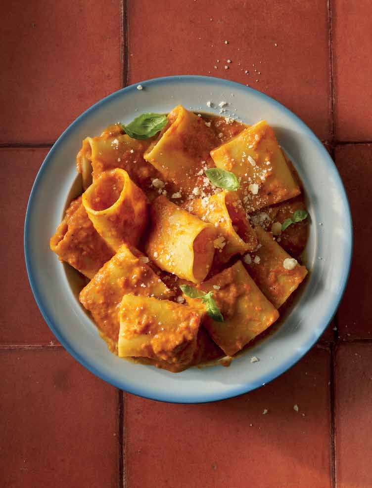 Pasta peperoni cremosa