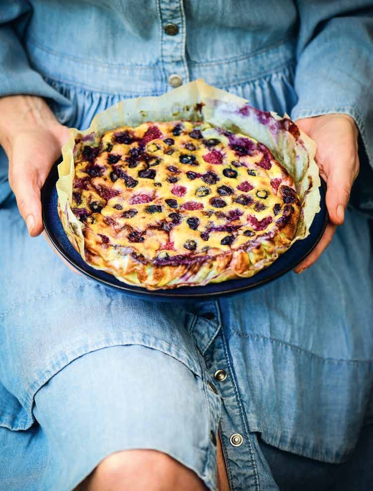 Clafoutis met bessen