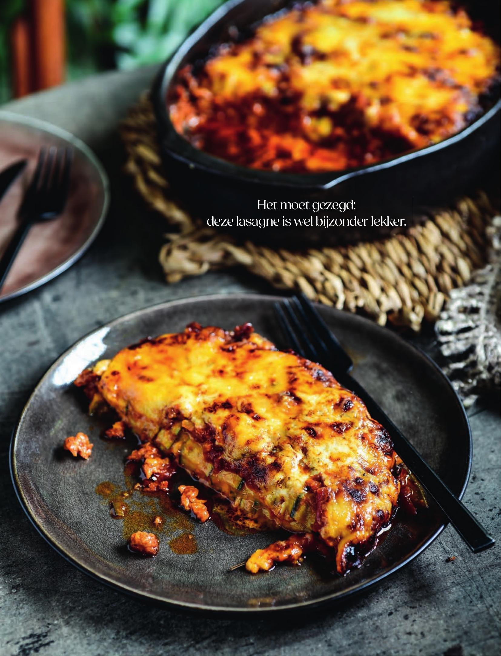 Lasagne met courgette