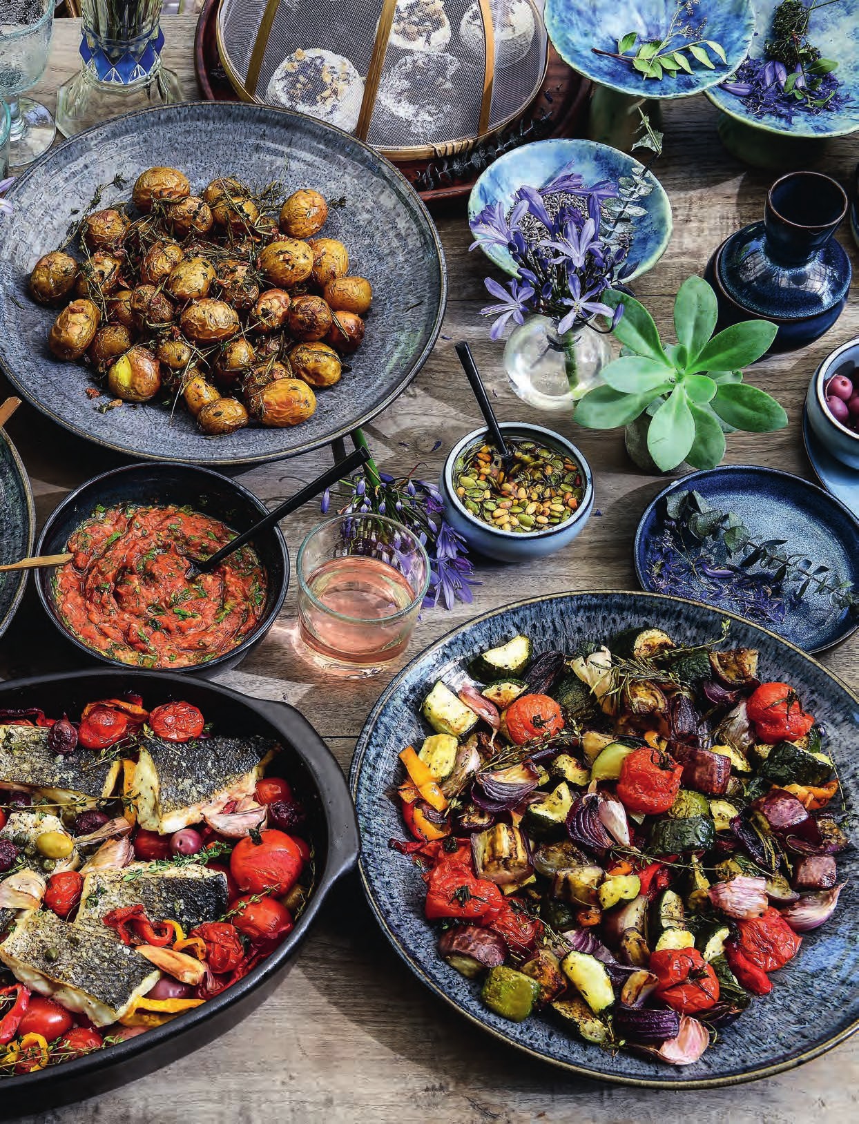 Feesttafel mediterrane stijl