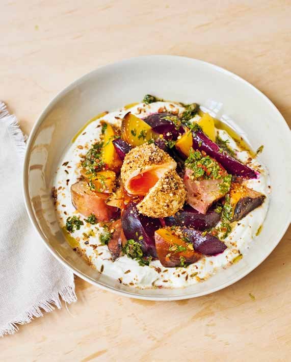 Geroosterde bietensalade
