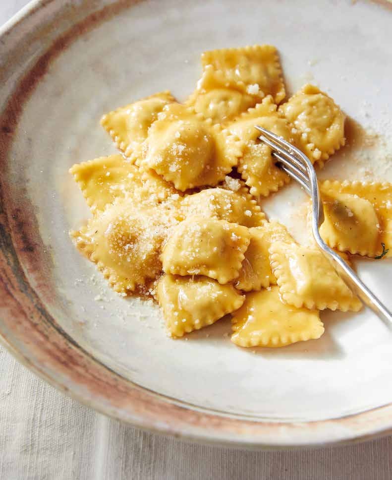 Vierkante agnolotti uit monferrato